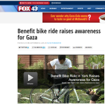 Benefit bike ride raises awareness for Gaza - FOX43