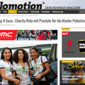 Charity Ride mit Prostyle für die Kinder Palästinas - Velomotion